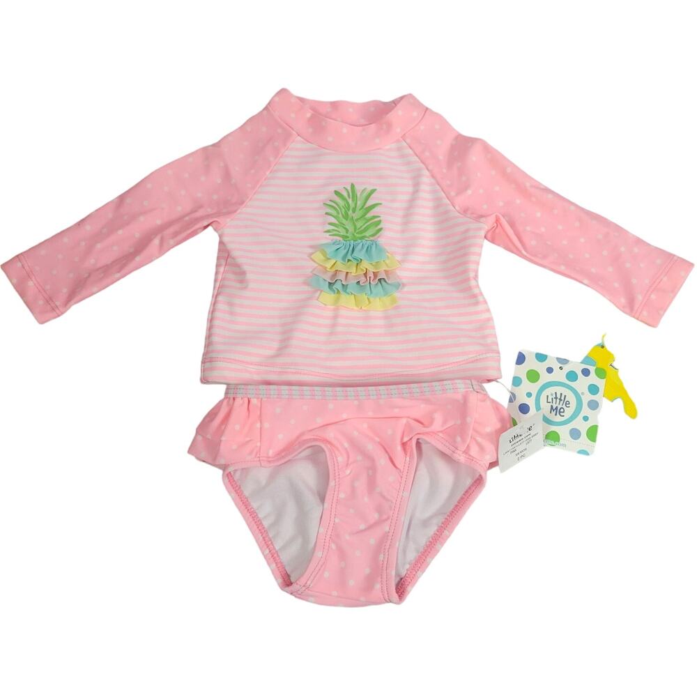Little Me Baby‎ Girls Swimsuit Set Size 3-6 Months New with Tags